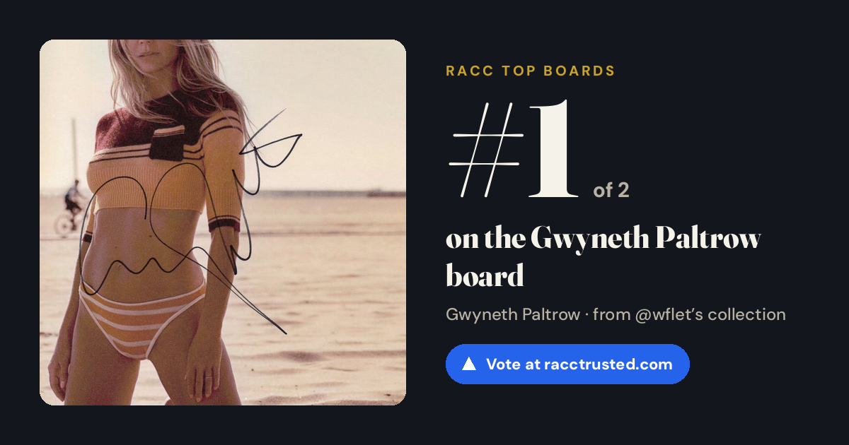 Share card: #1 of 2 on the Gwyneth Paltrow board