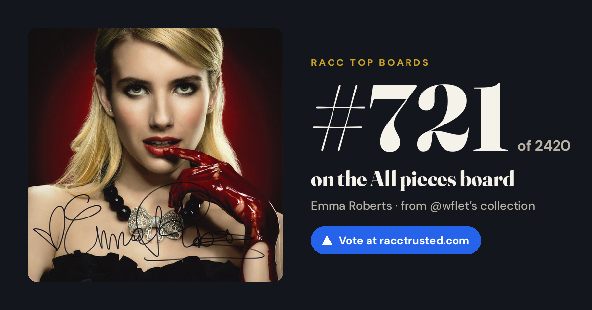 Share card: #721 of 2420 on the All pieces board