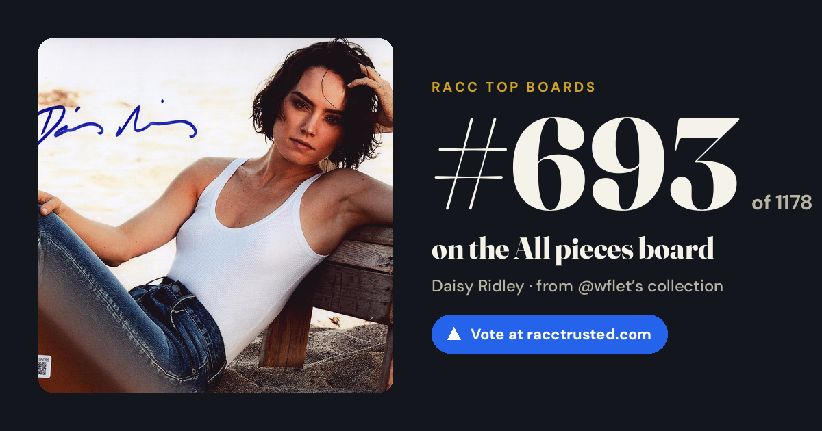 Share card: #693 of 1178 on the All pieces board