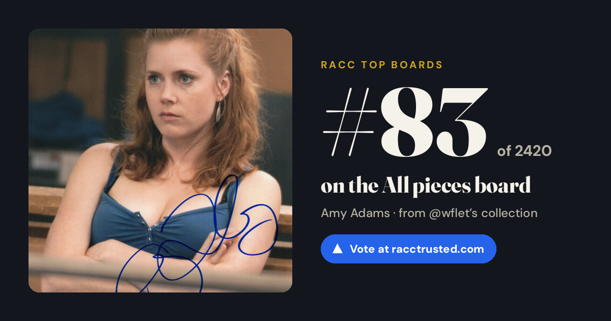 Share card: #83 of 2420 on the All pieces board