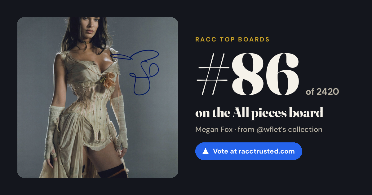 Share card: #86 of 2420 on the All pieces board