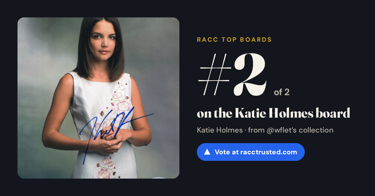 Share card: #2 of 2 on the Katie Holmes board