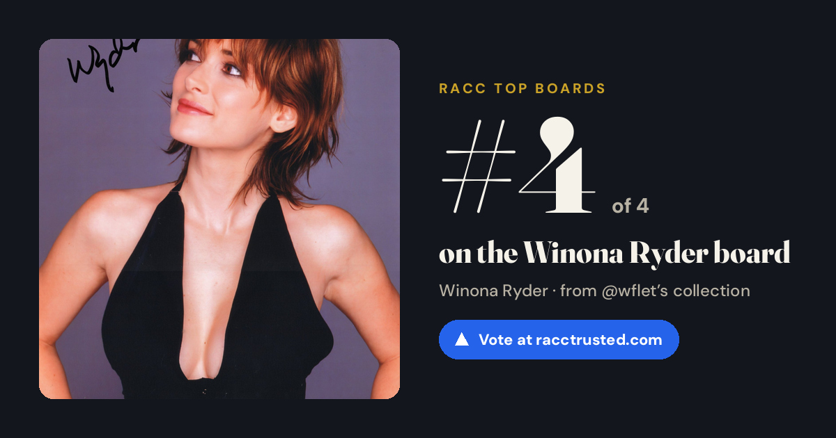 Share card: #4 of 4 on the Winona Ryder board
