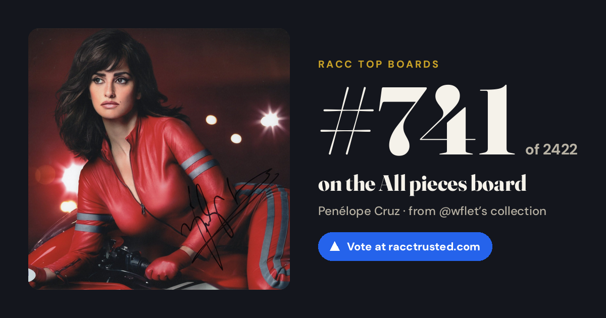 Share card: #741 of 2420 on the All pieces board