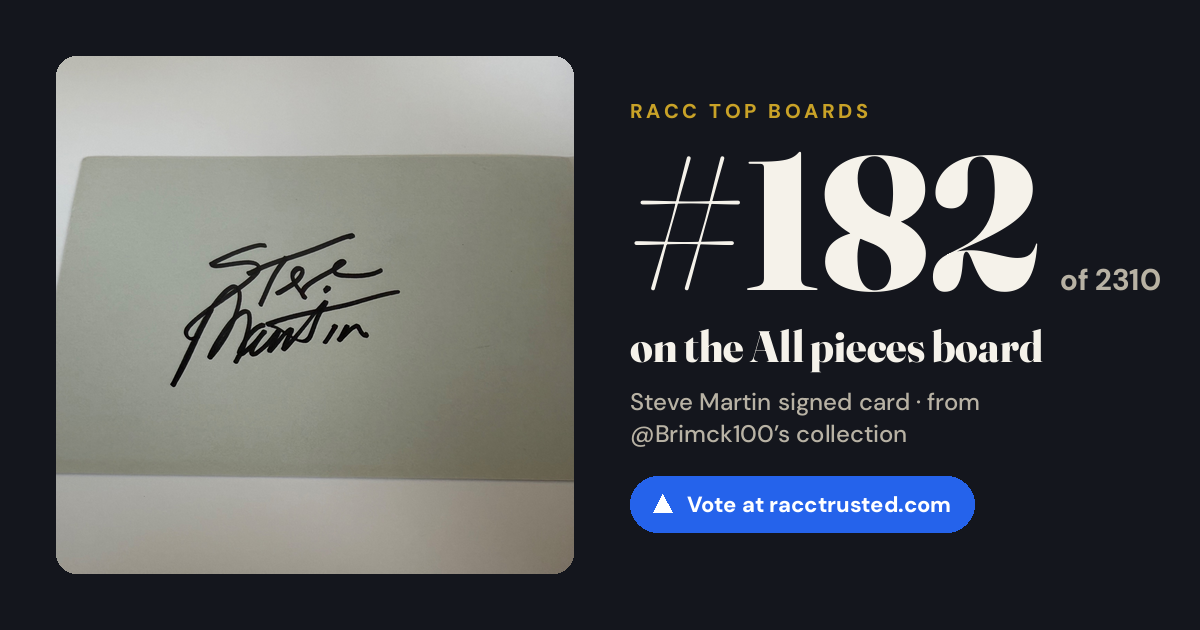 Share card: #182 of 2304 on the All pieces board