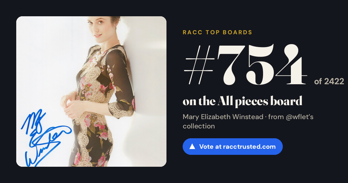 Share card: #754 of 2420 on the All pieces board