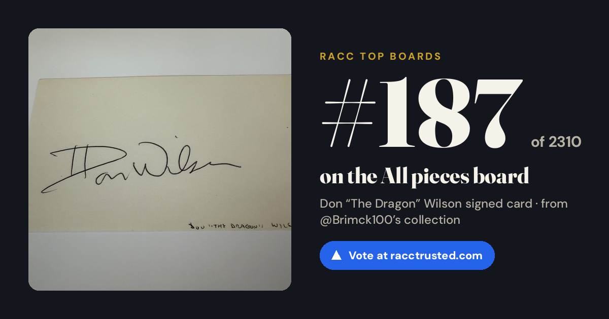 Share card: #187 of 2304 on the All pieces board
