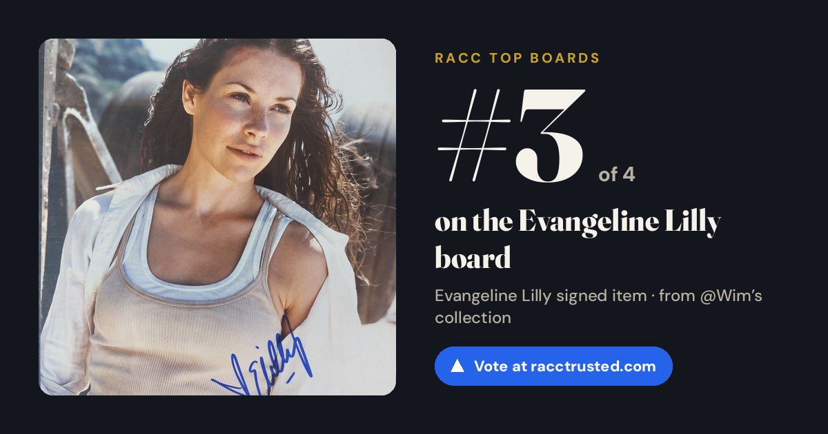 Share card: #3 of 4 on the Evangeline Lilly board