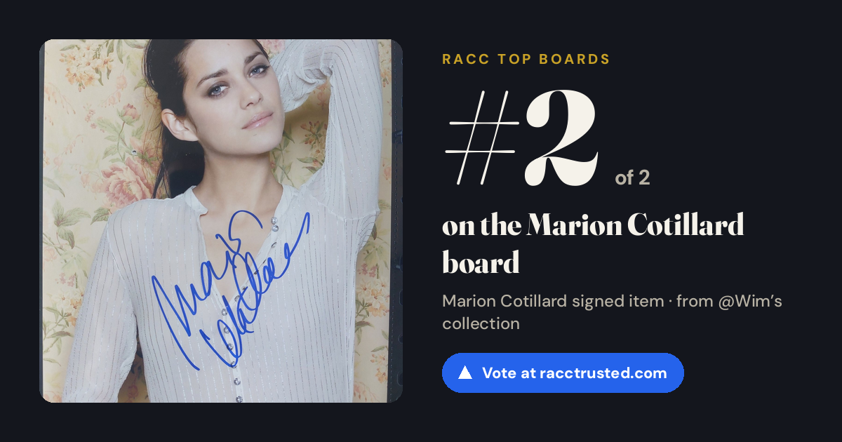 Share card: #2 of 2 on the Marion Cotillard board