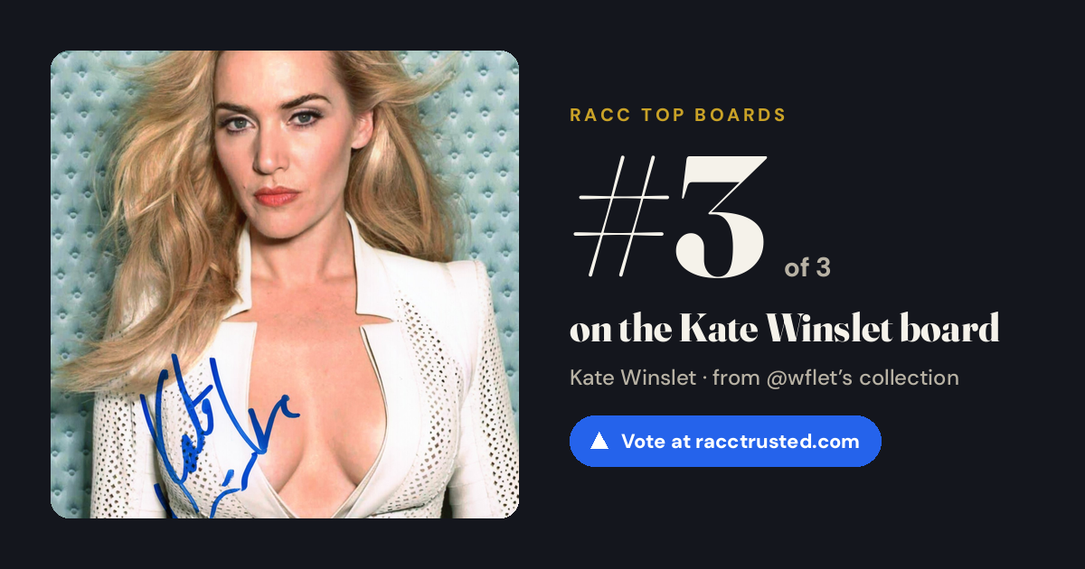 Share card: #3 of 3 on the Kate Winslet board