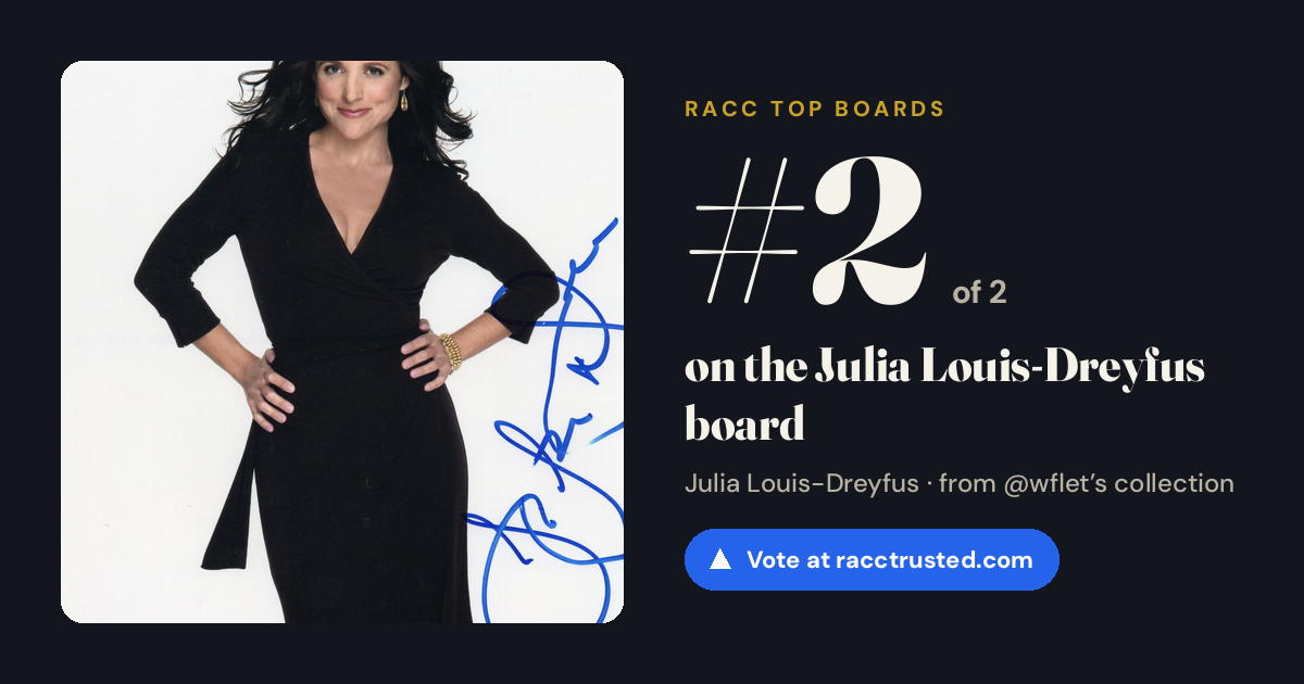 Share card: #2 of 2 on the Julia Louis-Dreyfus board