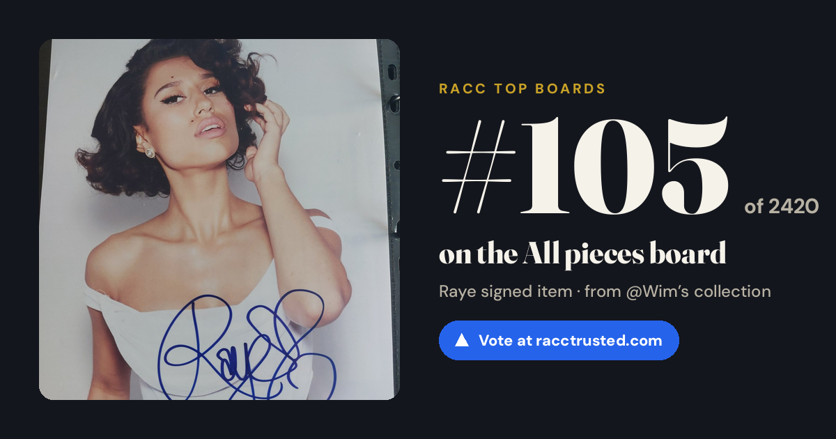 Share card: #105 of 2420 on the All pieces board