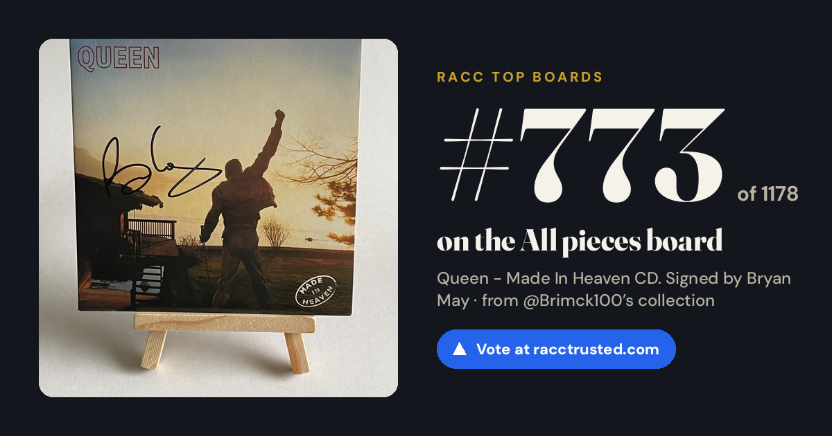 Share card: #773 of 1178 on the All pieces board