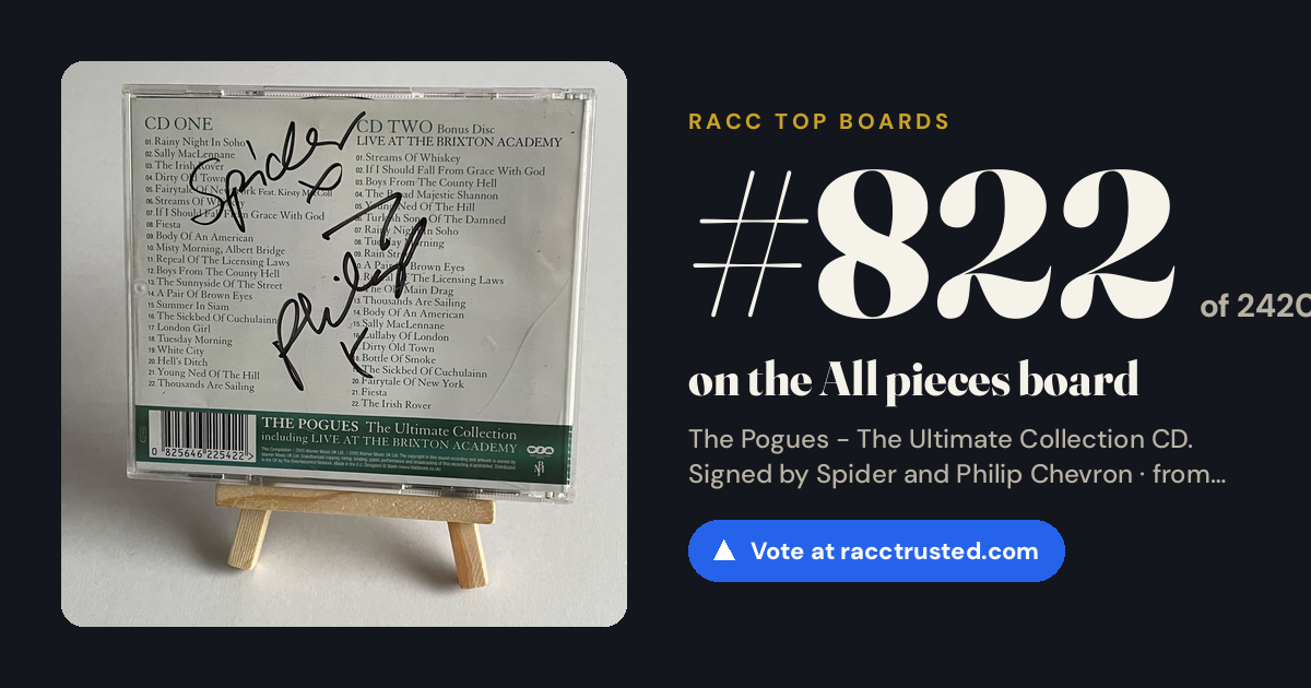 Share card: #822 of 2420 on the All pieces board