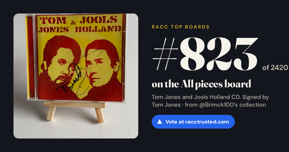 Share card: #823 of 2420 on the All pieces board