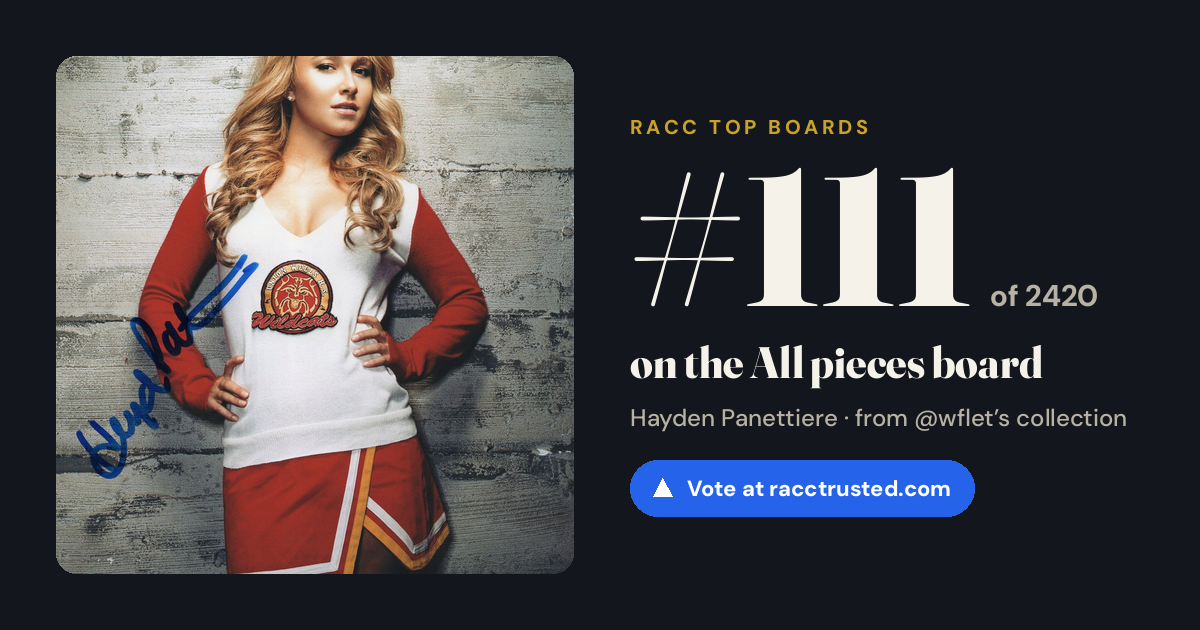 Share card: #111 of 2420 on the All pieces board