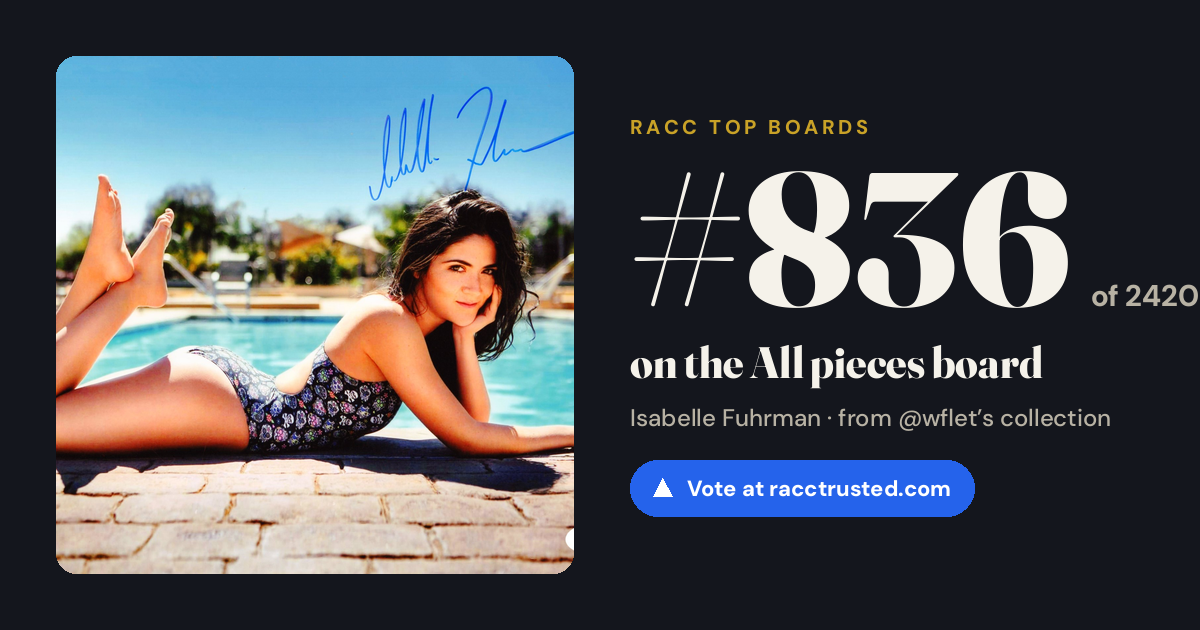Share card: #836 of 2420 on the All pieces board