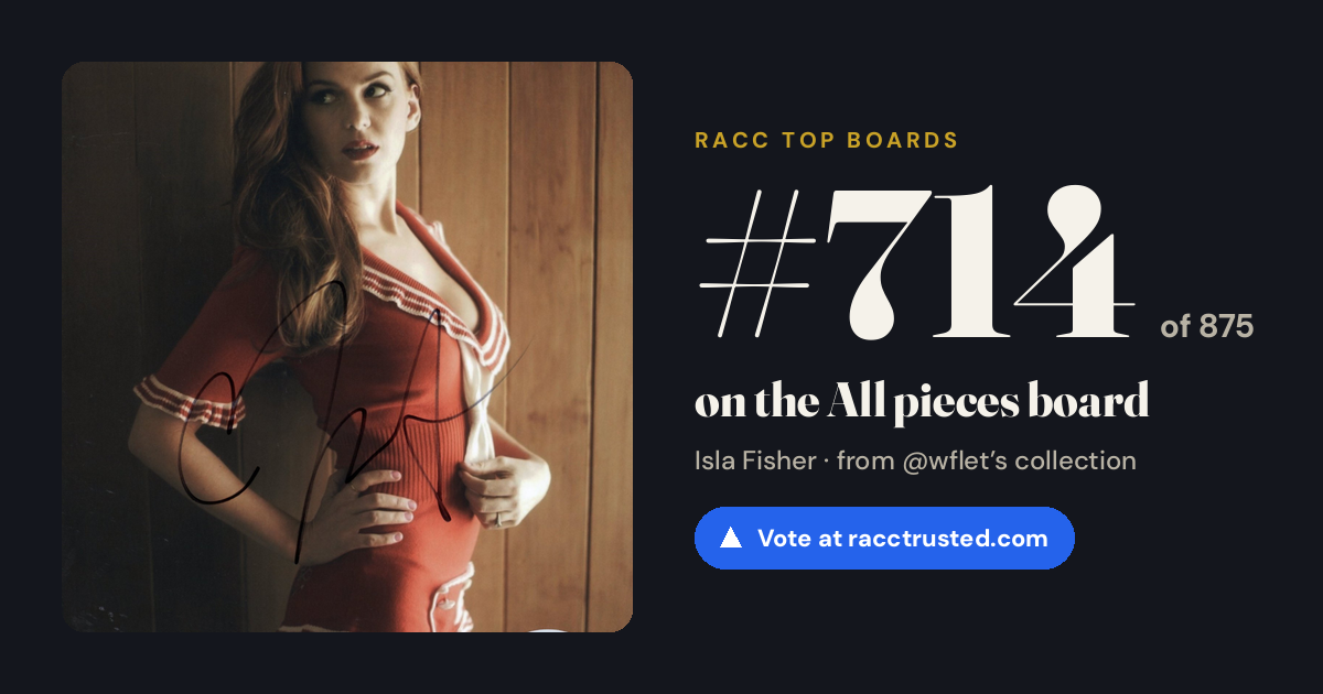 Share card: #714 of 875 on the All pieces board
