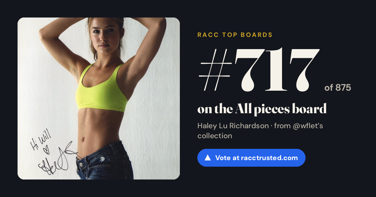Share card: #717 of 875 on the All pieces board