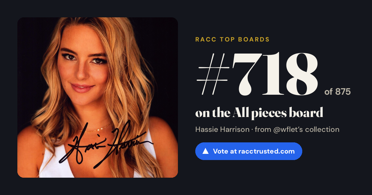 Share card: #718 of 875 on the All pieces board
