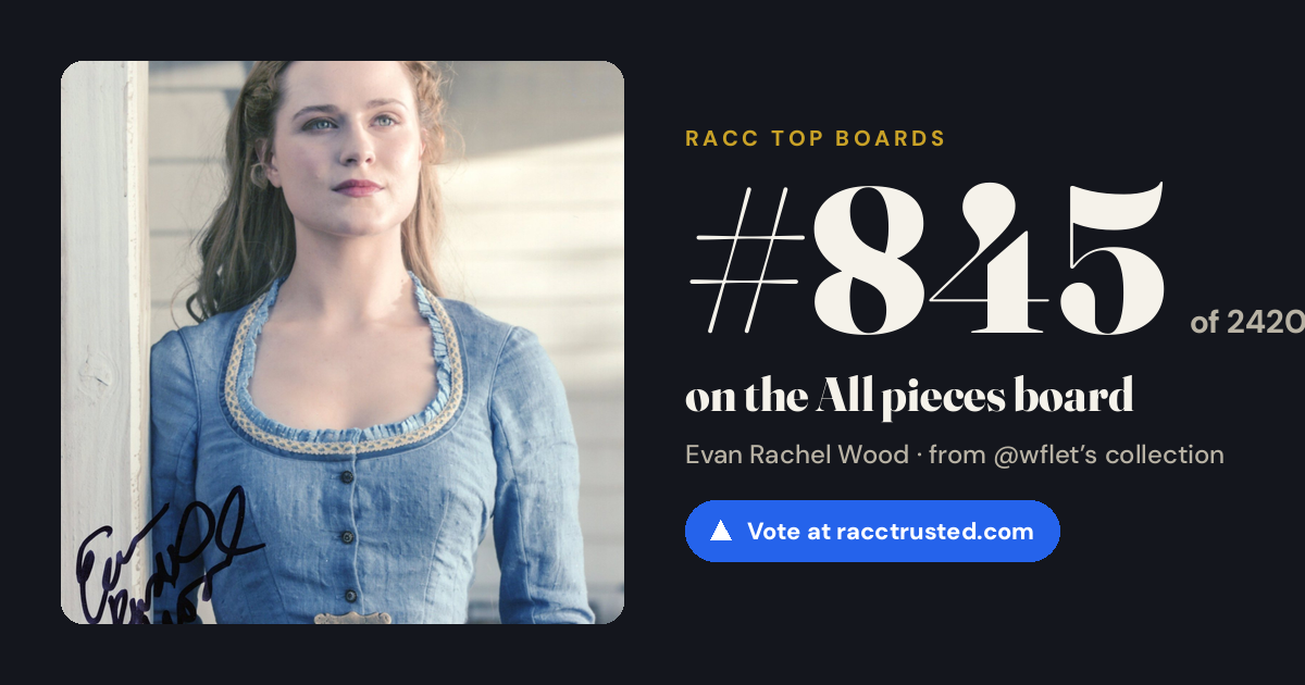 Share card: #845 of 2420 on the All pieces board