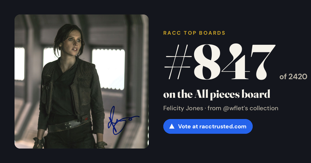 Share card: #847 of 2420 on the All pieces board