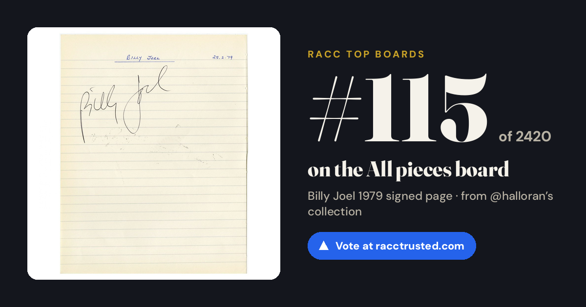 Share card: #115 of 2420 on the All pieces board