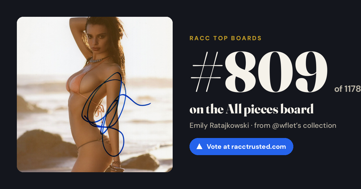 Share card: #809 of 1178 on the All pieces board