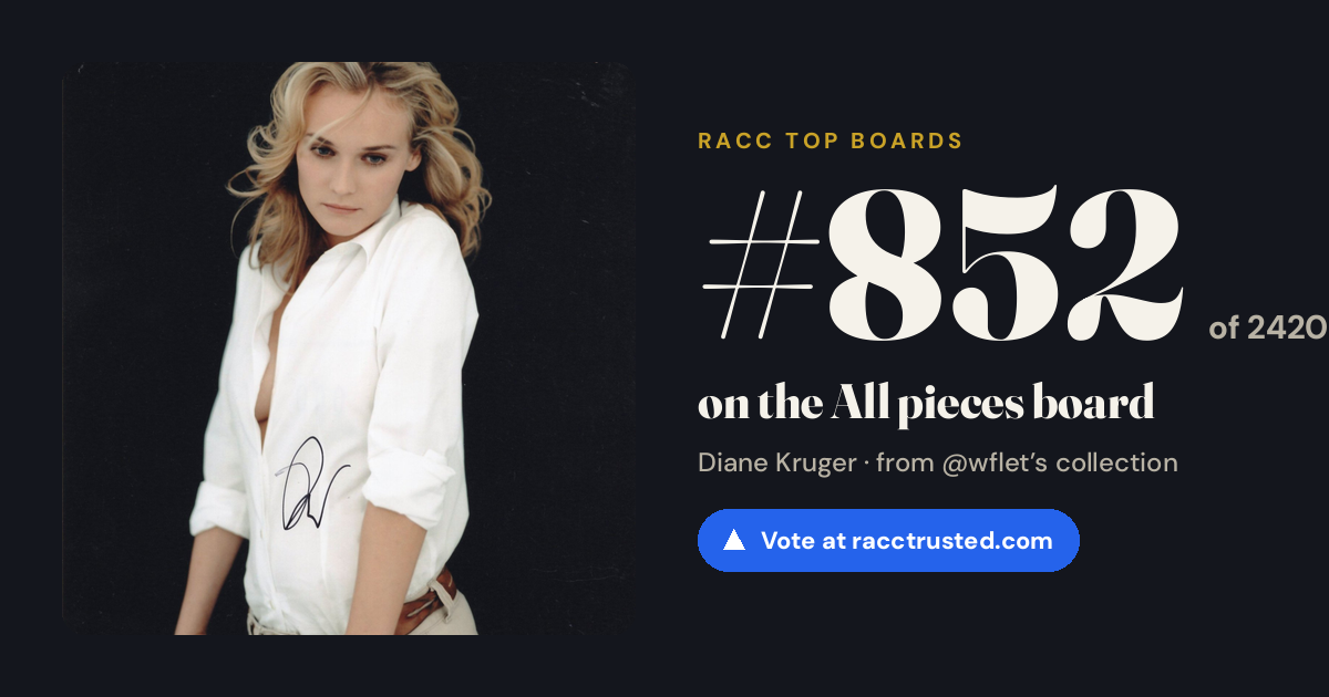 Share card: #852 of 2420 on the All pieces board