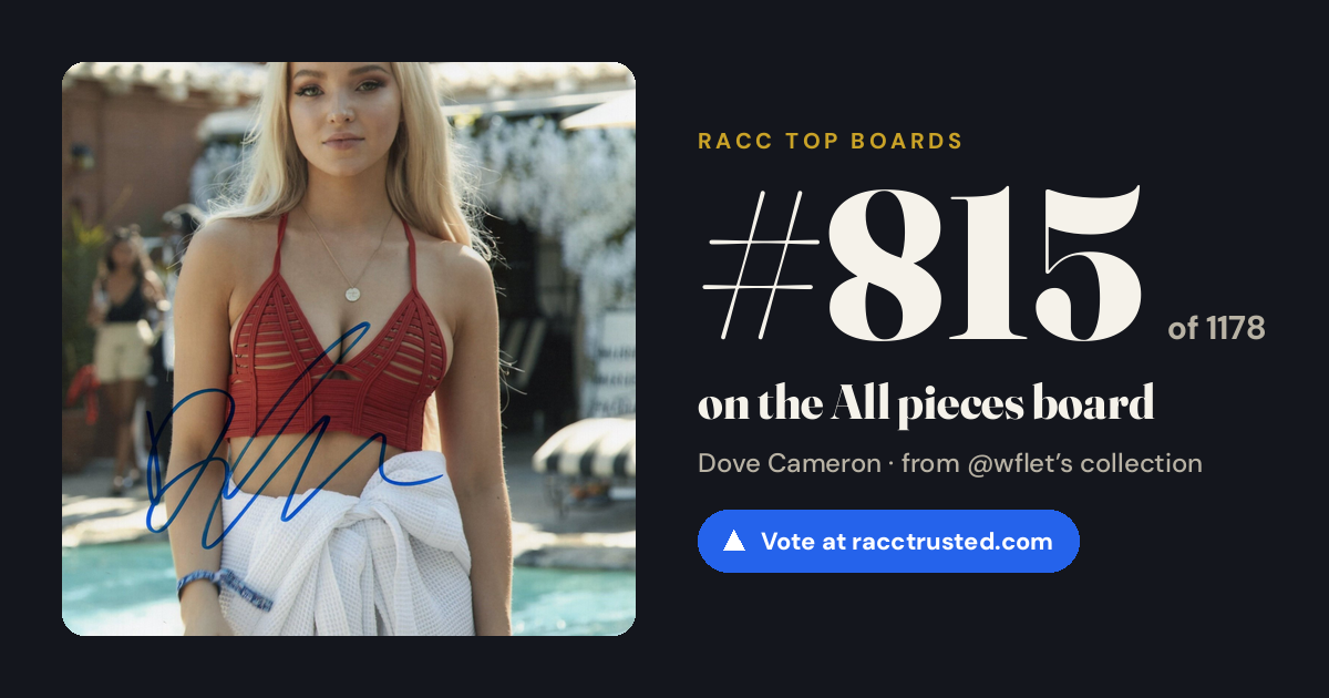 Share card: #815 of 1178 on the All pieces board