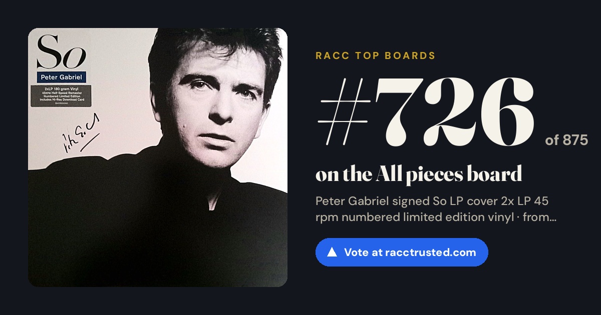 Share card: #726 of 875 on the All pieces board