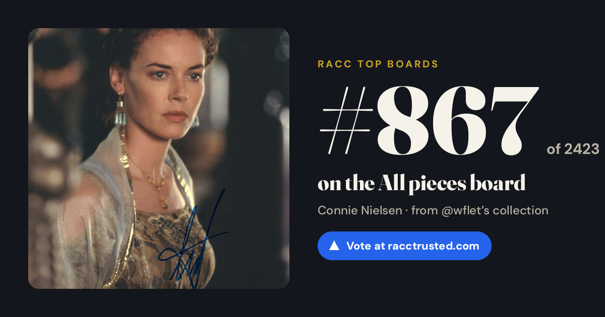 Share card: #867 of 2423 on the All pieces board