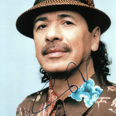 Carlos Santana Autograph Profile