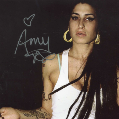 Amy Winehouse Autograph Profile