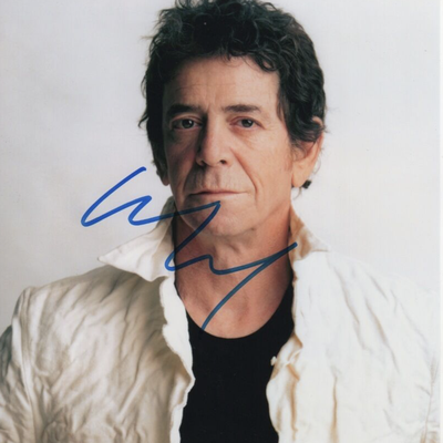Lou Reed Autograph Profile