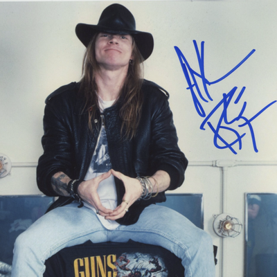 Axl Rose Autograph Profile