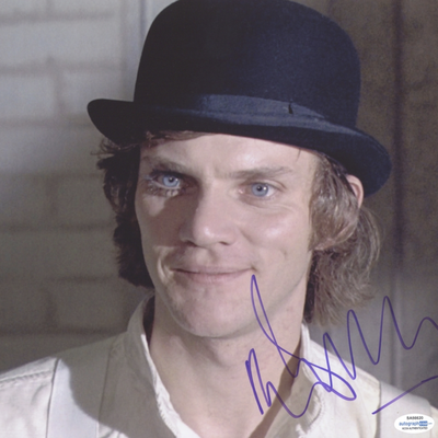 Malcolm McDowell Autograph Profile