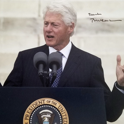 Bill Clinton Autograph Profile