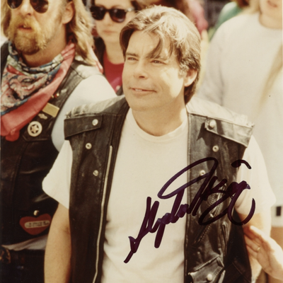 Stephen King Autograph Profile