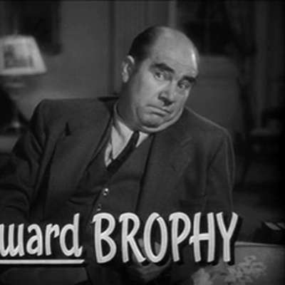 Edward Brophy Autograph Profile