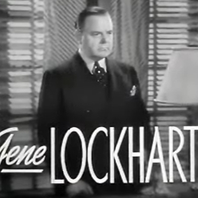 Gene Lockhart Autograph Profile