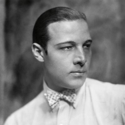 Rudolph Valentino Autograph Profile