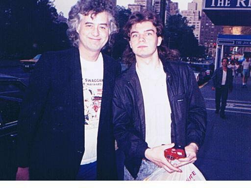 Jimmy Page Photo with RACC Autograph Collector bpautographs
