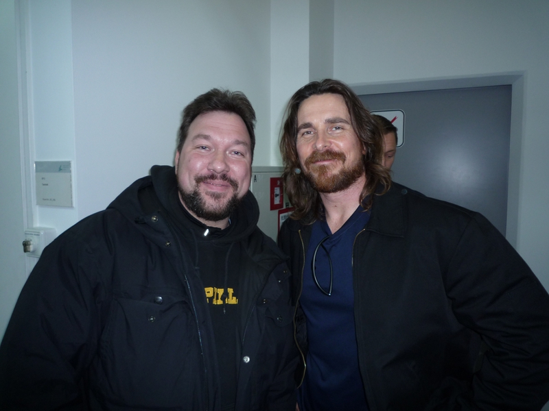 Christian Bale Photo with RACC Autograph Collector RB-Autogramme Berlin