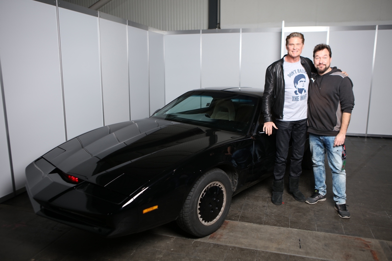 David Hasselhoff Photo with RACC Autograph Collector RB-Autogramme Berlin