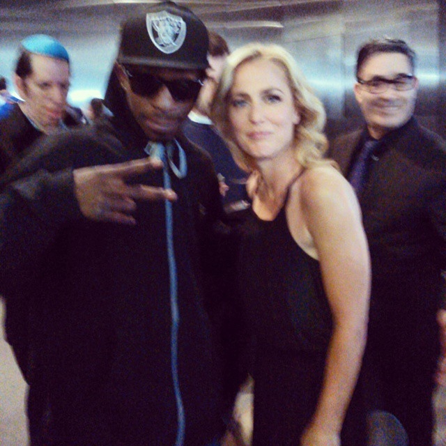 Gillian Anderson with RACC Trusted collector GTV Reality