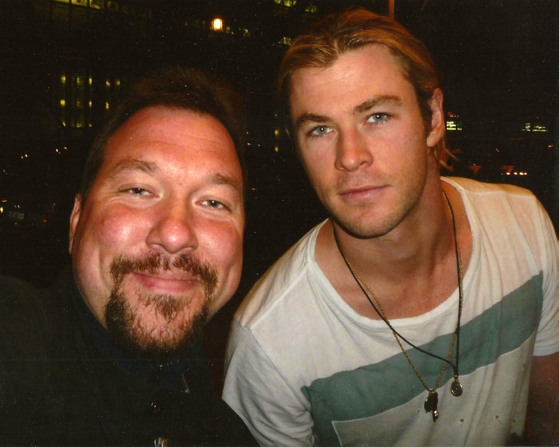 Chris Hemsworth Photo with RACC Autograph Collector RB-Autogramme Berlin