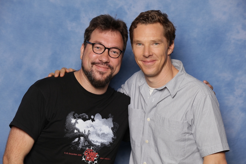 Benedict Cumberbatch Photo with RACC Autograph Collector RB-Autogramme Berlin Benedict Cumberbatch Photo with RACC Autograph Collector RB-Autogramme Berlin