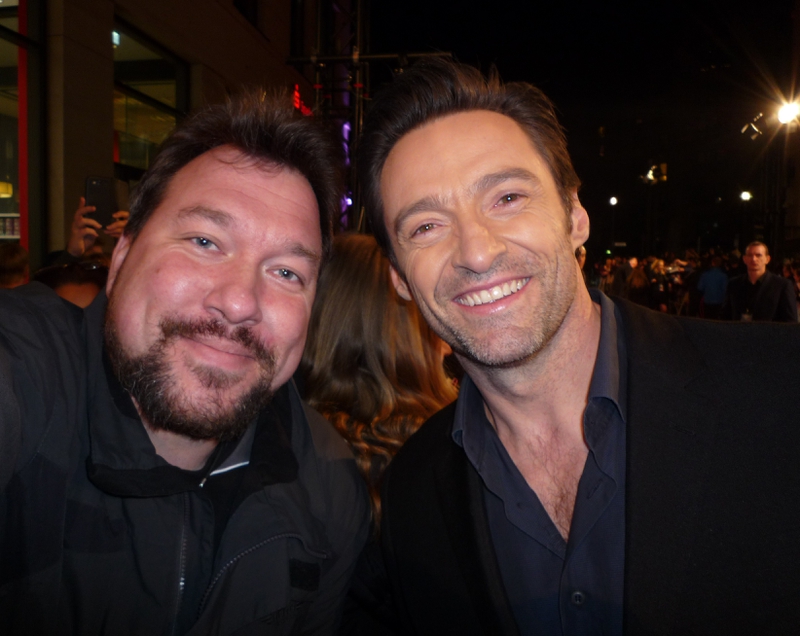 Hugh Jackman Photo with RACC Autograph Collector RB-Autogramme Berlin