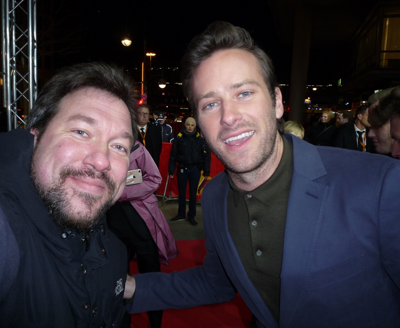 Armie Hammer Photo with RACC Autograph Collector RB-Autogramme Berlin